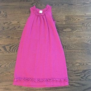 Fuchsia Crewcuts sleeveless dress girls size 8